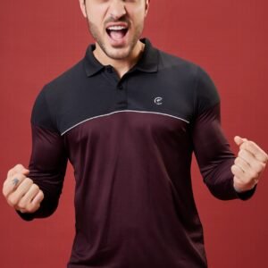 Fitrex Polo Neck Collar Full Sleeve FX-333 (Pack of 08)