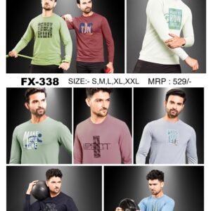 Fitrex Polo Neck Round Neck Full Sleeve FX-338