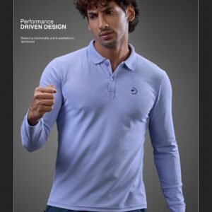 Fitrex Men's Plain Pique Collar Full Sleeve FX-003 (Pack of 10)