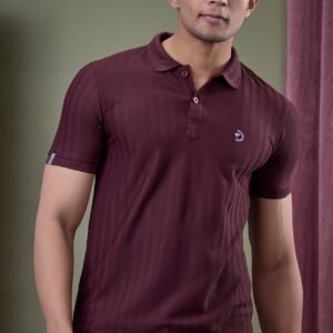Fitrex Men's Jaquard Collar Half Sleeve FX-511 (Pack of 08)