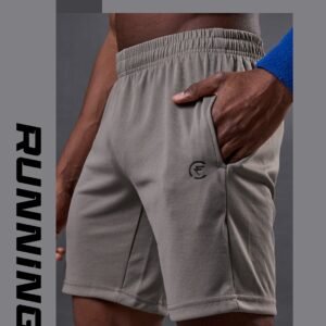 Fitrex Men's Slim Fit Shorts FX-012 With Zipper Pocket