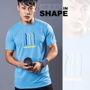 Fitrex Men's Printed Round Neck Half Sleeve T-Shirt  FX-188