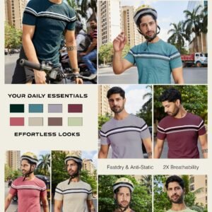 Fitrex Men's Round Neck Half Sleeve T-Shirt FX-351