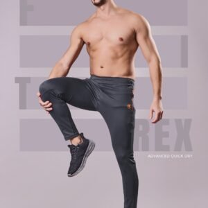 Fitrex Men's TrackPant With Neon Zipper Pockets FX-445
