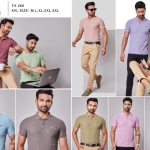 Fitrex Men's Casual Polo Half Sleeve FX-269